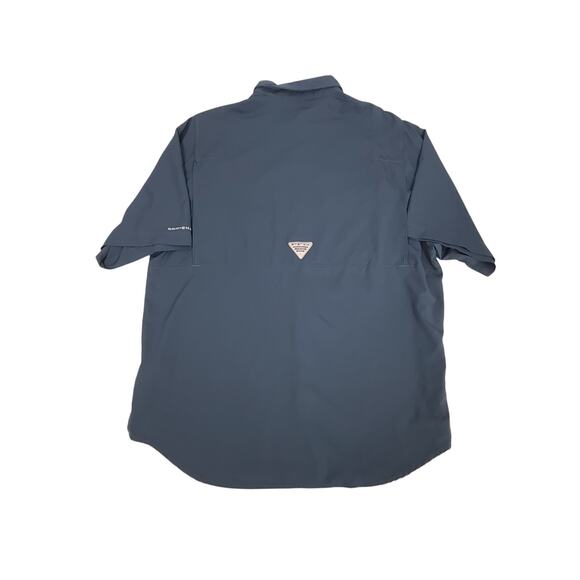 Columbia Adult men's UPF performance blue Size large Fishing Outdoors - Picture 2 of 9